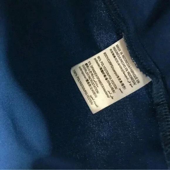 Alfani Alf Teal Blue Surplice Wrap Long Sleeve Blouse S - Picture 5 of 5